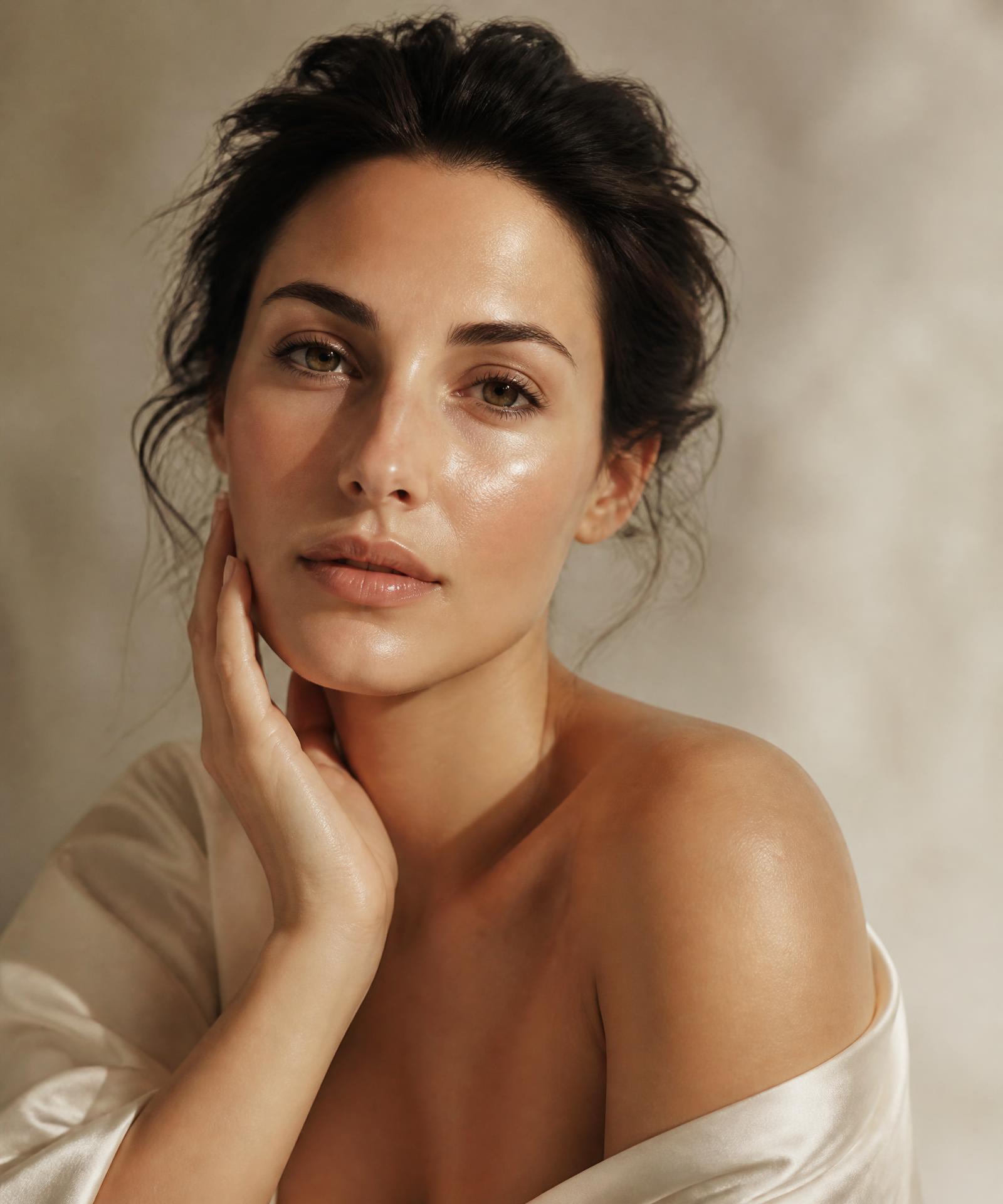 Ariel Luxe client with luminous, natural-looking skin